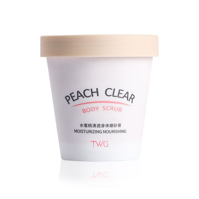 twg水蜜桃清透身体磨砂膏柔嫩肌肤水蜜桃冰淇淋磨砂膏 水蜜桃磨砂膏
