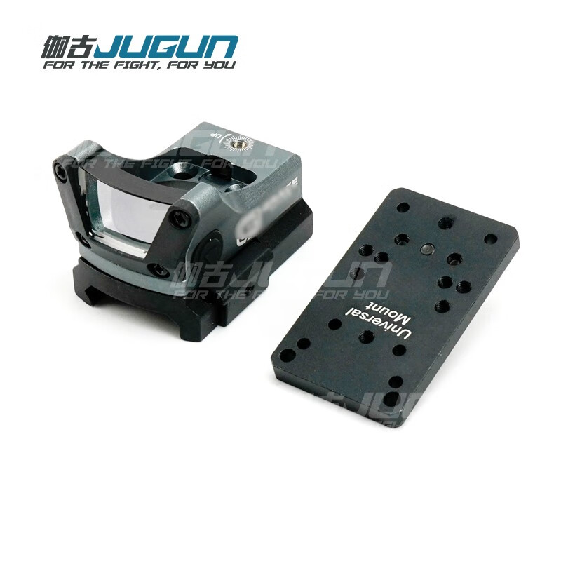 m1红点胶合镜片高透高抗震无视差瞄准镜p1可装带万能glock底座 m1高透