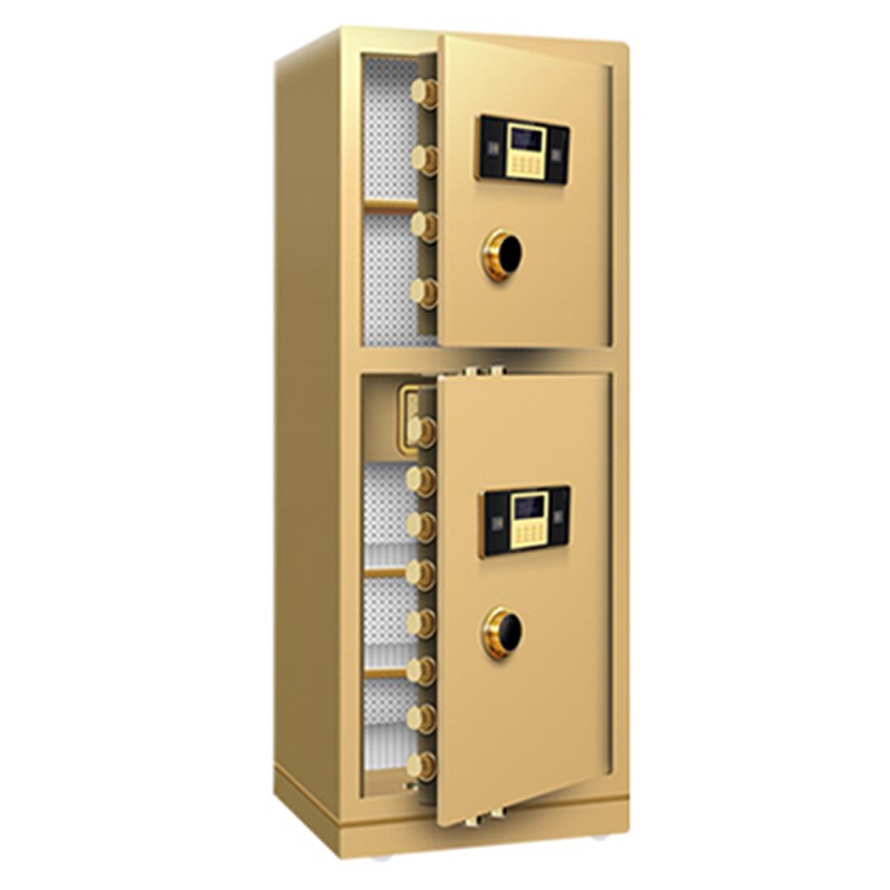 万尊 全钢保险柜1200*550*500双门三色可选电子密码锁保险柜加厚双锁