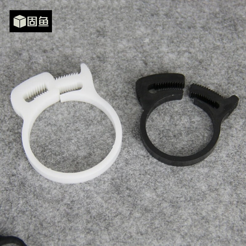固鱼(guyu)塑料喉箍 卡箍 强力管夹 卡夹 塑料管箍 塑料紧固件 21.