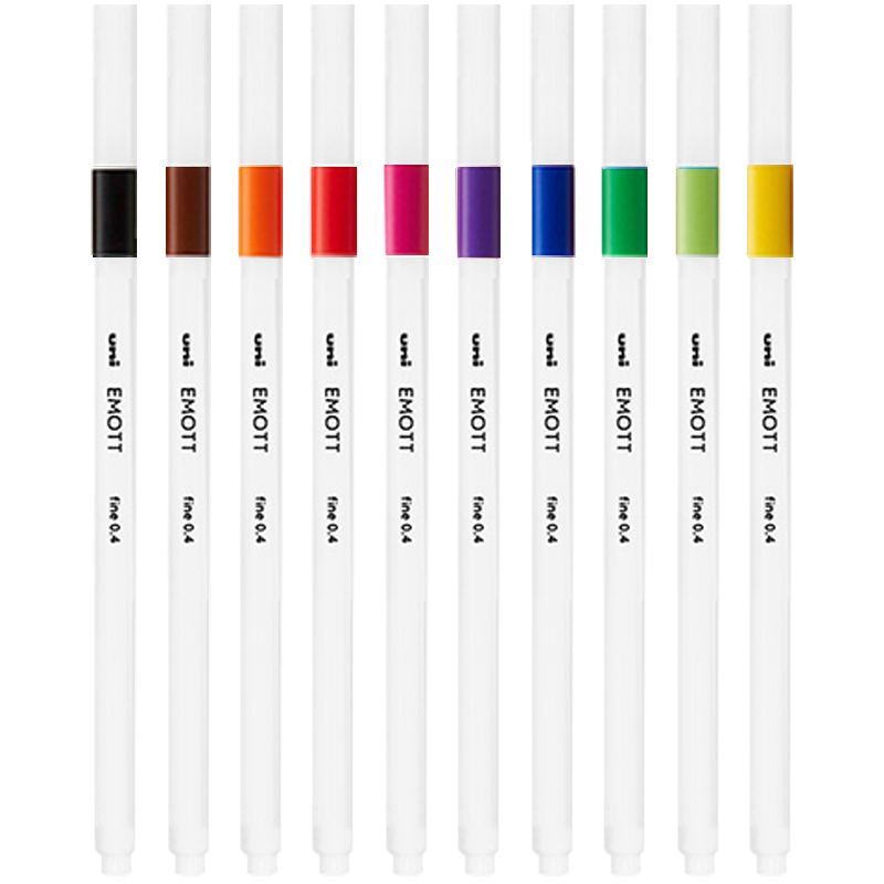 uni 三菱铅笔 PEM-SY 10C 单头荧光笔 亮色10色