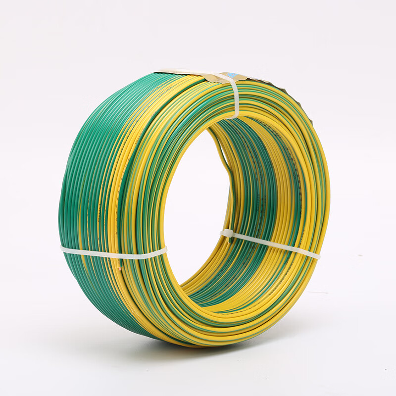 仁聚益定制定制4 6 10 16 25平方黄绿双色接地线 地线pe bv bvr rv软