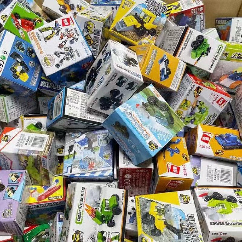 晴野兼容乐高简单版易拼装汽车玩具男孩女幼儿园拼图交通工具积木