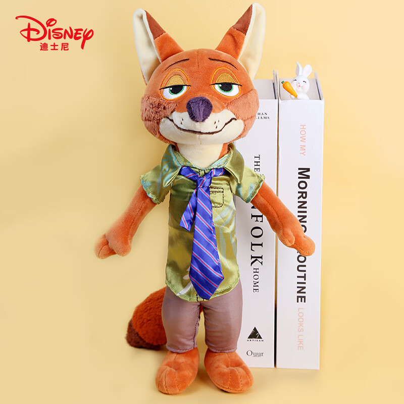 迪士尼(disney)尼克毛绒玩具抱枕公仔情人节礼物送女友玩具520情人节
