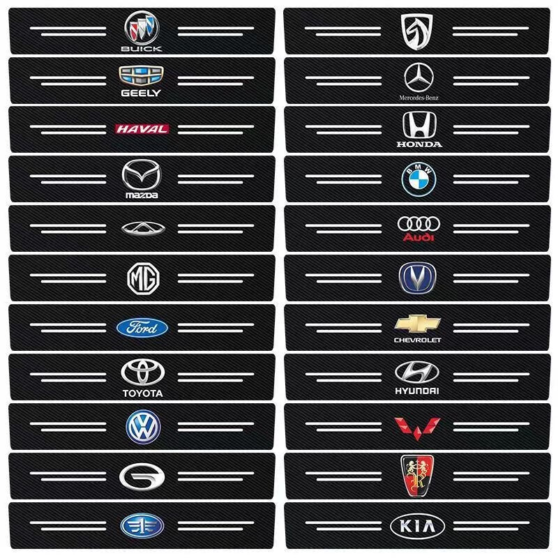 捷安途汽车门槛条 日产轩逸 门边条防撞条改装踏板防划痕防踩贴内饰用品 21-22经典轩逸(门槛条+后备箱)10