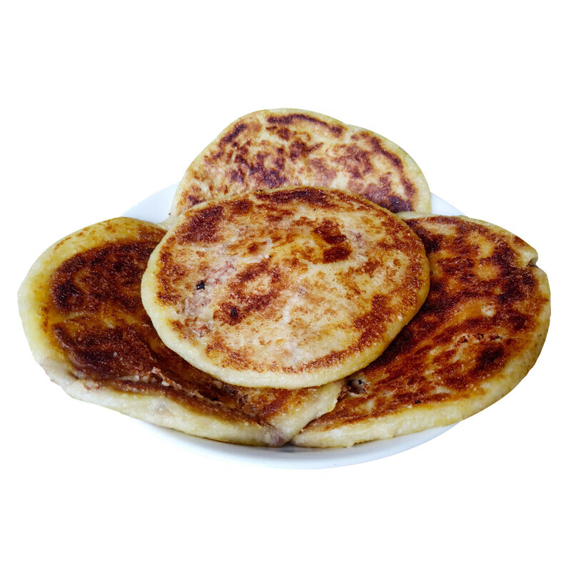 年糕饼东北农家糯米火勺带馅粘糕饼500g 甜味红豆沙馅500g