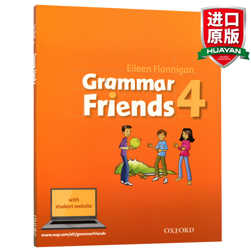英文原版 牛津小学英语语法书 Oxford Grammar Friends 4 和语法做朋友 全英文版
