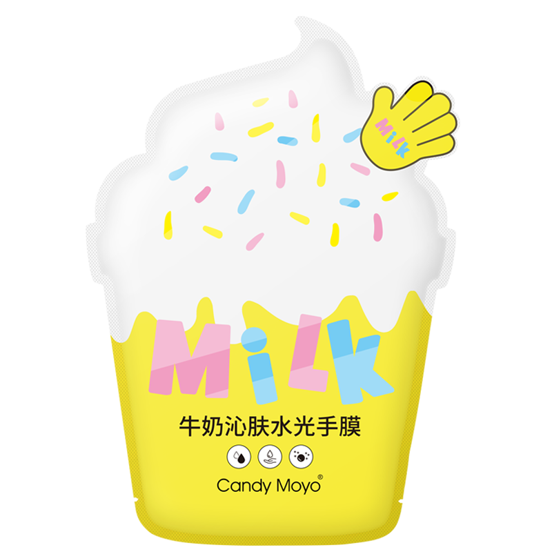 CandyMoyo膜玉山羊奶浴手膜,抵御晒后干燥,深度滋养双手,收效显著!