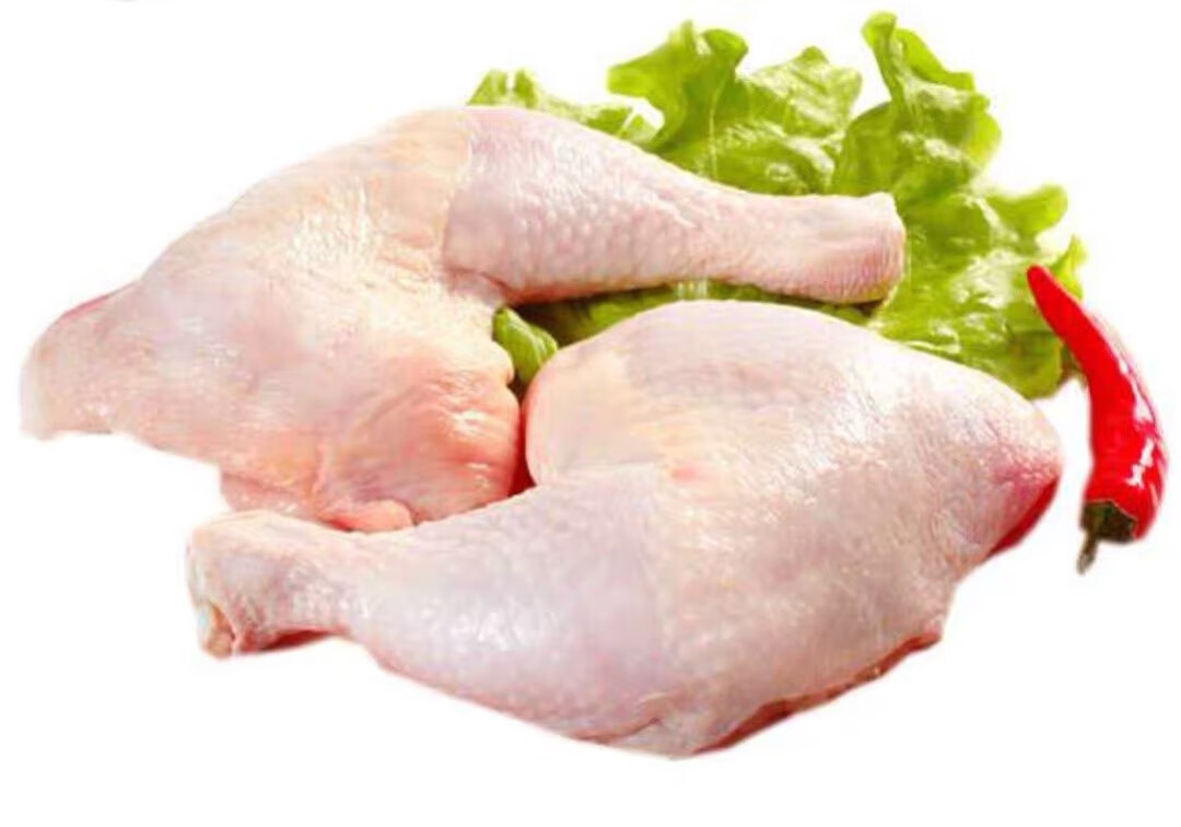 新鲜冷冻鸡全腿鸡边腿腿带骨鸡全腿生鸡腿五连腿 3斤