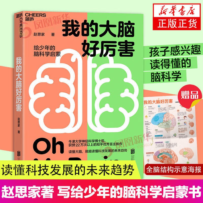 我的大脑好厉害 赵思家 写给少年的脑科学启蒙书 心理心理疏导类书籍
