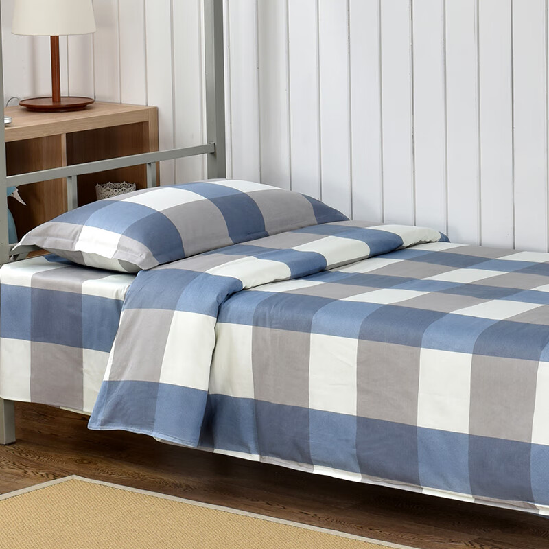 云瑾大学生宿舍六件套床上用品单人床被褥套装寝室纯棉被子褥枕头全套