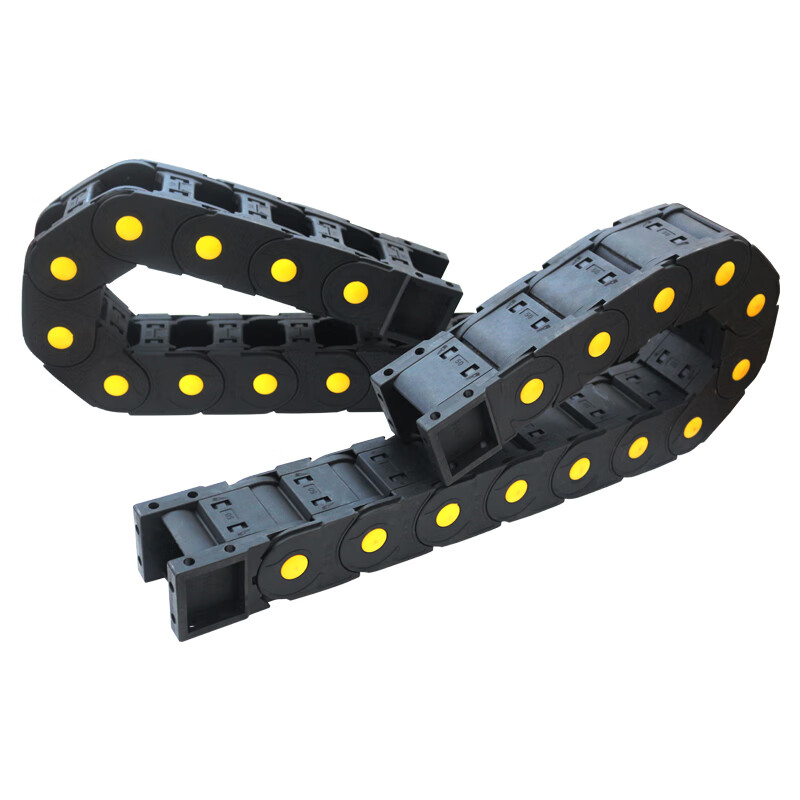 沐鑫泰塑料拖链桥式工程机床穿线坦克保护尼龙链履带tl45电缆拖链 45*