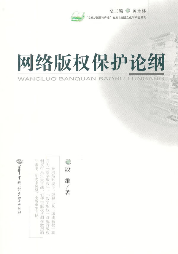 网络版权保护论纲  【稀缺图书,放心购买】