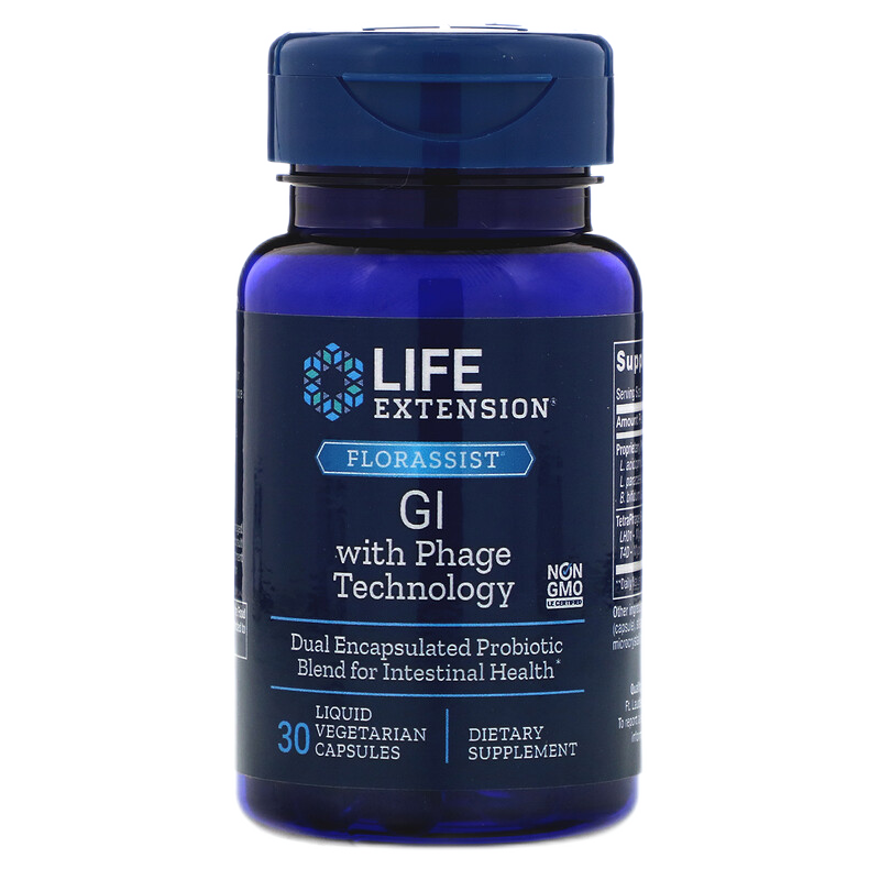 LifeExtension 益生 30粒 调节消化不良肠内群失调防便秘增强免疫