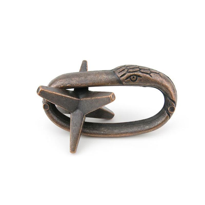 麦思伦(maisilun)金蝉脱壳智力环 锌合金解锁孔明锁魔术合金九连环