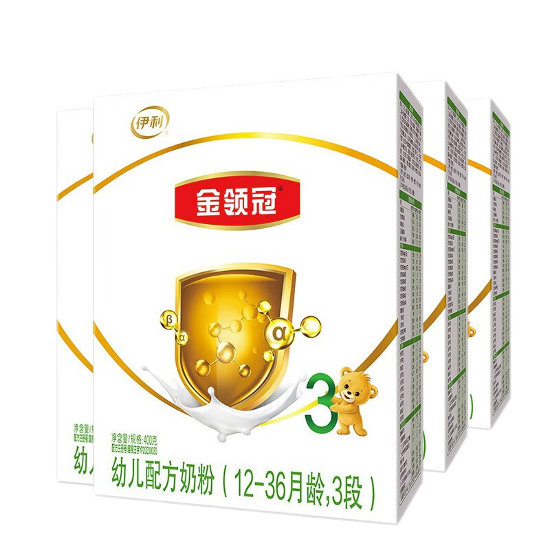 伊利奶粉 金领冠育护3段400克盒装 幼儿配方牛奶粉(1-3岁幼儿适用) 4