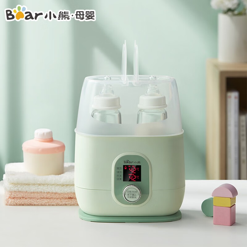 小熊（Bear）温奶器 暖奶器奶瓶消毒器二合一 恒温调奶器 多功能婴儿热奶热食机NNQ-A02R8