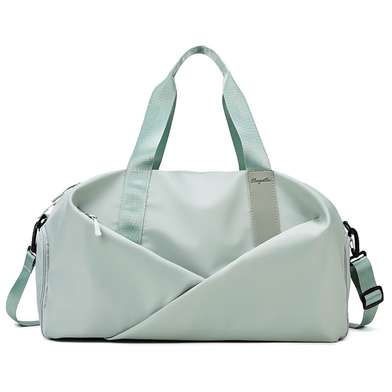创京懿选包包干湿分离包女短途旅行包大容量 薄荷绿 小