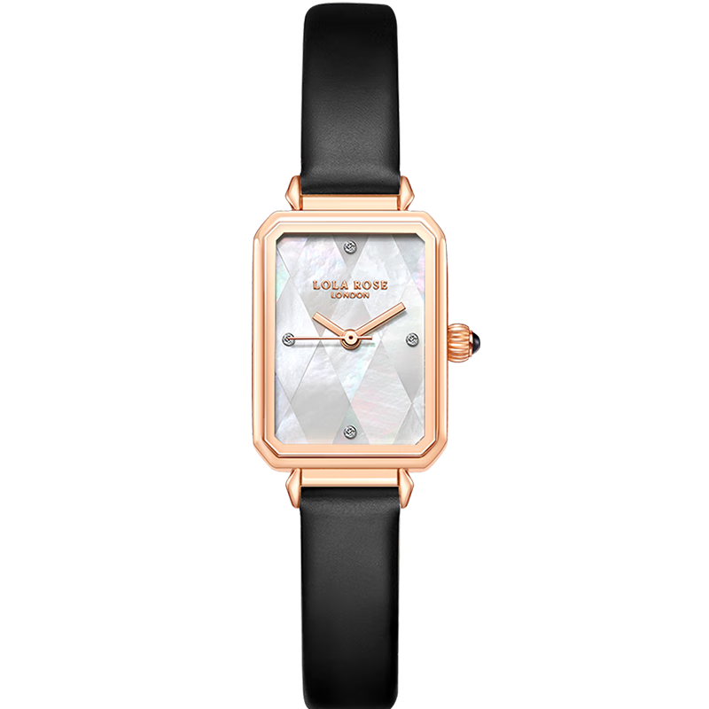 京东百亿补贴:lola rose 罗拉玫瑰菱格母贝手表 女表