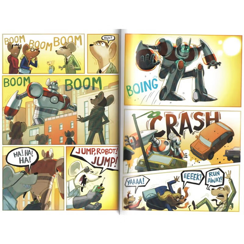 Mighty Robot 威猛机器人 1-9册 全彩平装 自信心培养 英文原版 6-12岁