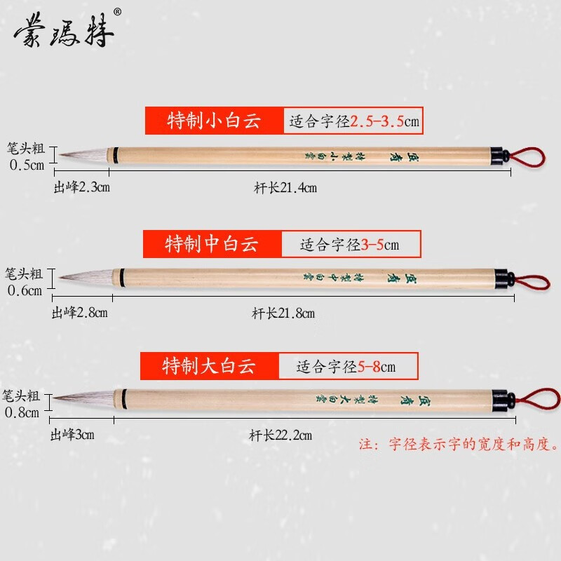 文房四宝蒙玛特宣青系列毛笔三支装评测性价比高吗,使用情况？