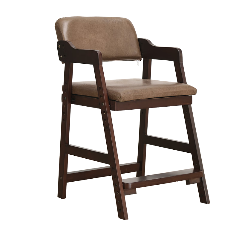 家逸 实木学习椅可调节餐椅家用儿升降童椅学生写字椅子100015450686