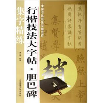 中国书法技法基础教程·行楷技法大字帖：胆巴碑