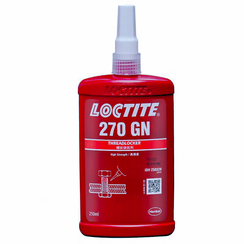 欣丰工品 乐泰270gn螺纹锁固剂 高强度厌氧胶 耐油污抗震动性能 大