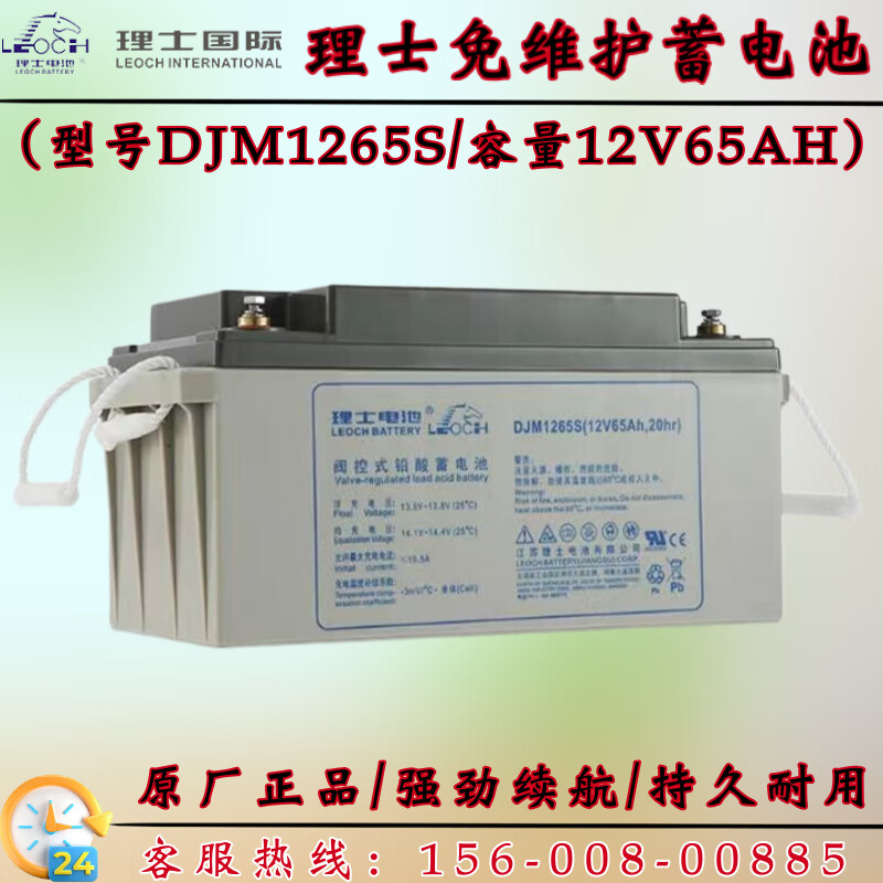 理士免维护12V65AH铅酸蓄电池DJM1265S蓄电池UPS不间断电源直流屏专用 理士项目报备保护（联系客服）