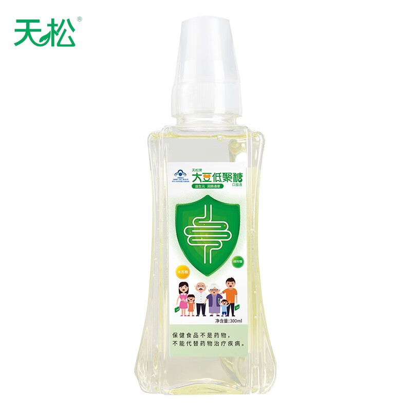 天松大豆益生元低聚糖300ml(1瓶装)润肠通便改善肠道功能调节肠道菌群