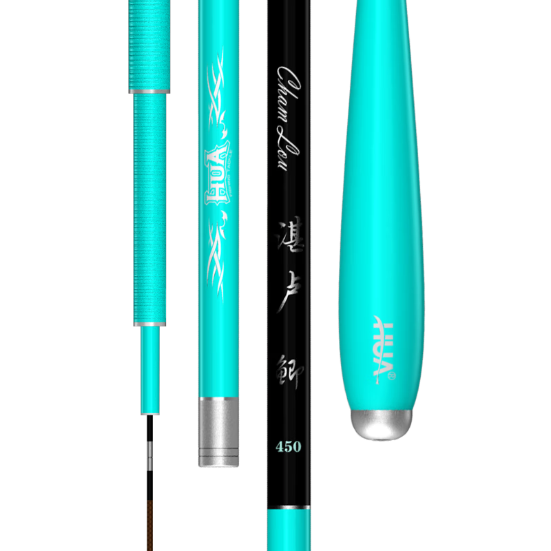 化氏 湛盧鯽魚竿超輕超硬釣竿碳素手桿鯽魚竿休閑野釣竿 3.9m 湛盧鯽
