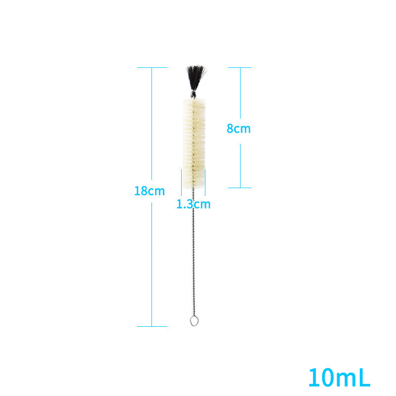 注射器刷  特小號(hào)小中號(hào)大號(hào)毛刷 取樣器加長(zhǎng)毛刷 玻璃筒清潔羊 注射器刷10ml(特小)