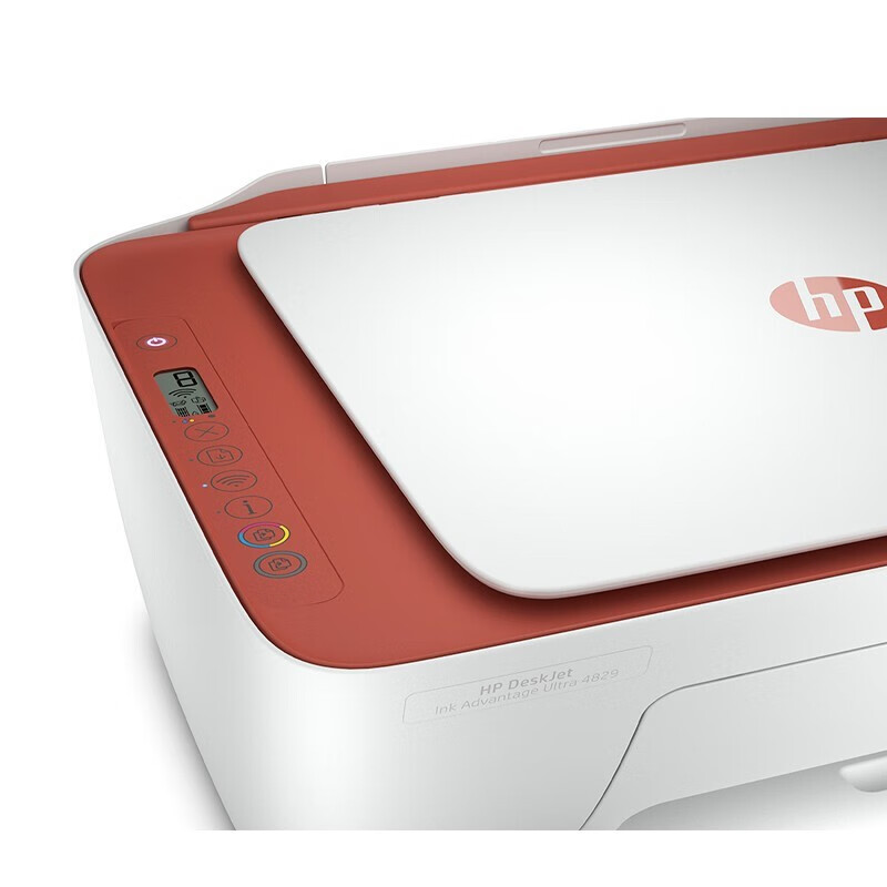 惠普（HP）4829/4826 A4彩色喷墨打印机多功能一体机无线wifi家用作业打印机4825同款 4829（双频wifi）4825同款红色
