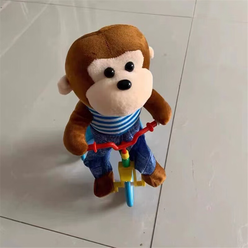 2022新款 小猴子骑车玩具小猴子骑三轮车玩具会骑车的猴子玩具小