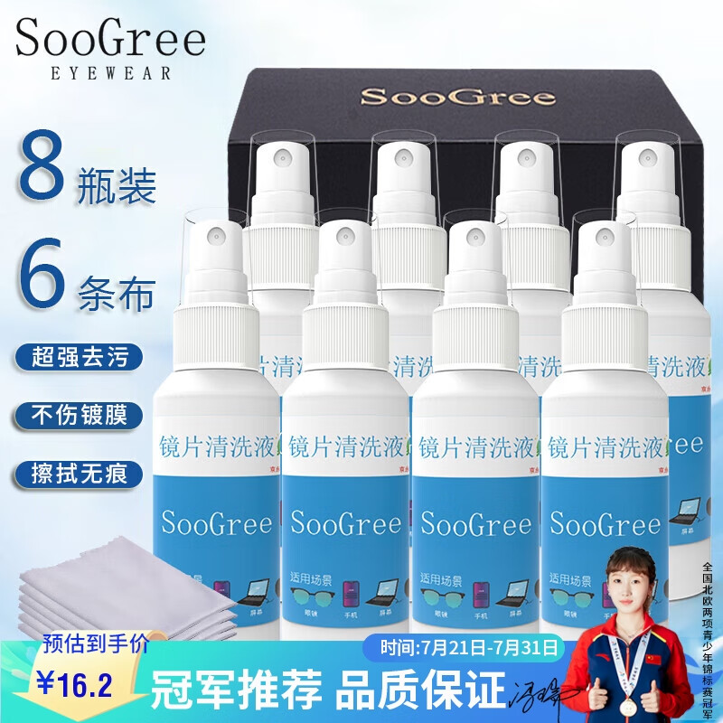 SooGree眼镜清洗剂洗眼镜水液喷雾手机相机镜头片电脑屏幕清洁护理神器属于什么档次？