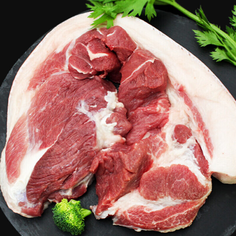伯贤 土猪肉后腿肉4/6斤农家新鲜现杀猪肉生五花肉黑猪肉瘦肉 4斤