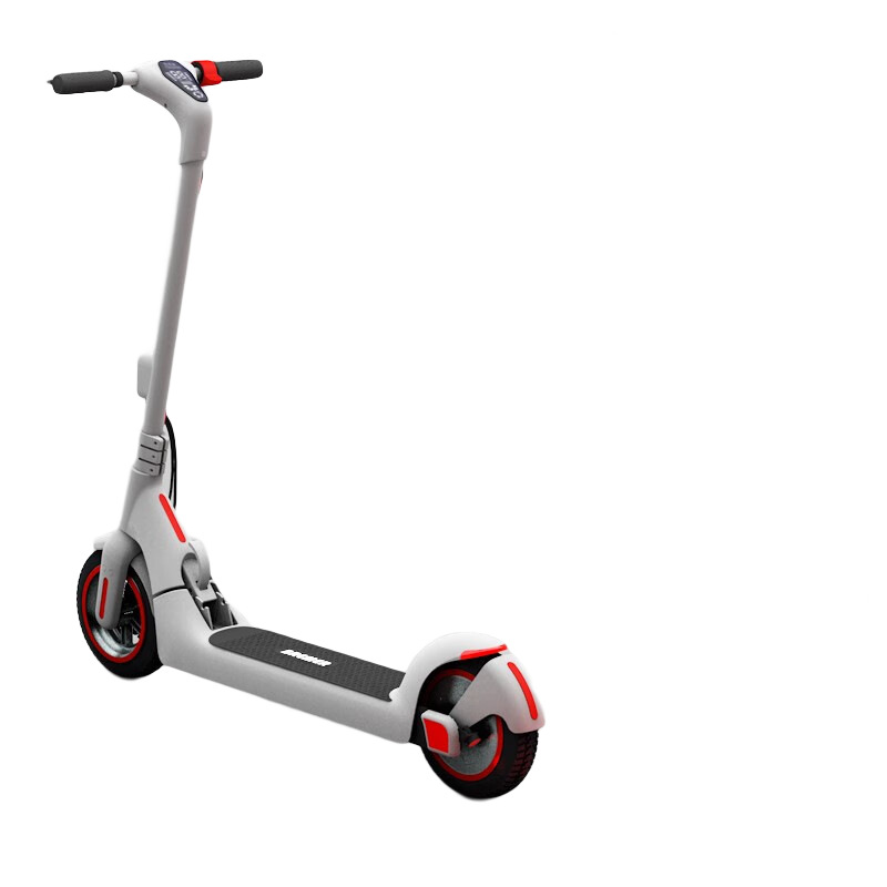 bremer 电动滑板车可折叠两轮小型便携电动车成人学生代步车踏板车 R2白-续航20公里