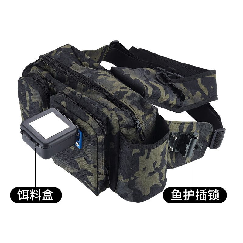 鑫亦奕(xinyiyi)多功能溪流钓装备钓鱼大容量腰包腰盒走钓急流激流