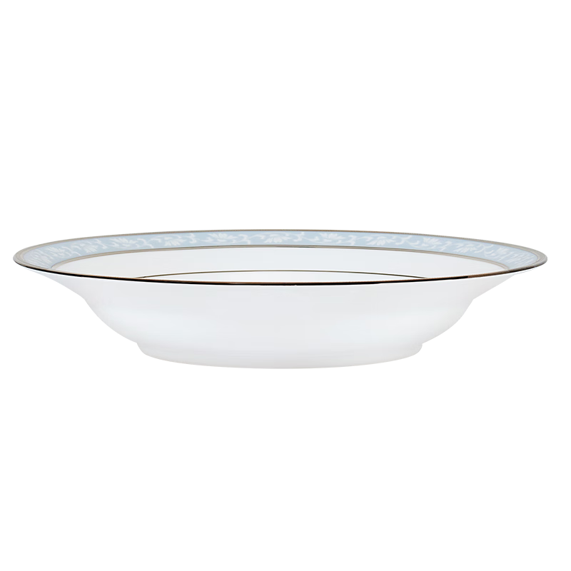 NORITAKE則武 BRUNSWICK日式田園風(fēng)盤子西餐盤創(chuàng)意餐具家用個性 PLATINUM 湯盤300ml