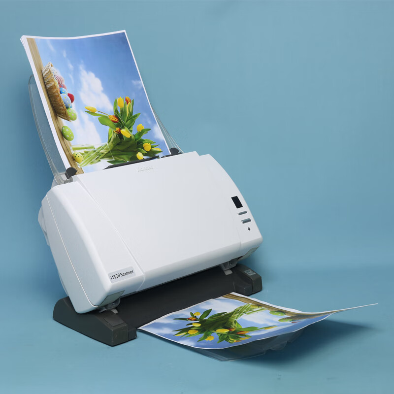 i12600扫描仪快速连续彩色双面票据批量文件自动扫描机  柯达-i1220