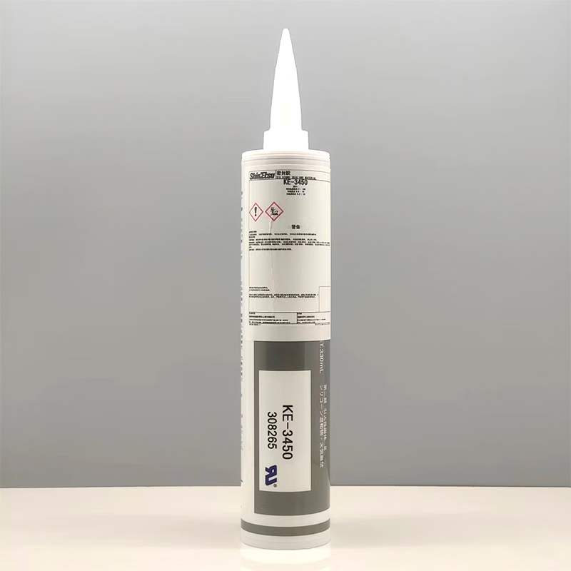 語森憶KE-3450一液型RTV硅橡膠耐高電壓散熱防潮阻燃電器彈性密封膠 信越KE-3450330ml/支