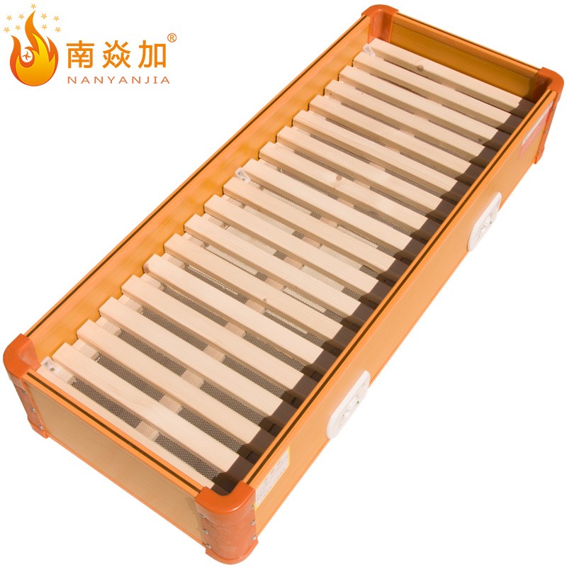 南焱加 实木烤火炉取暖器长方形烤火箱电烤炉家用节能烤脚取暖器暖脚