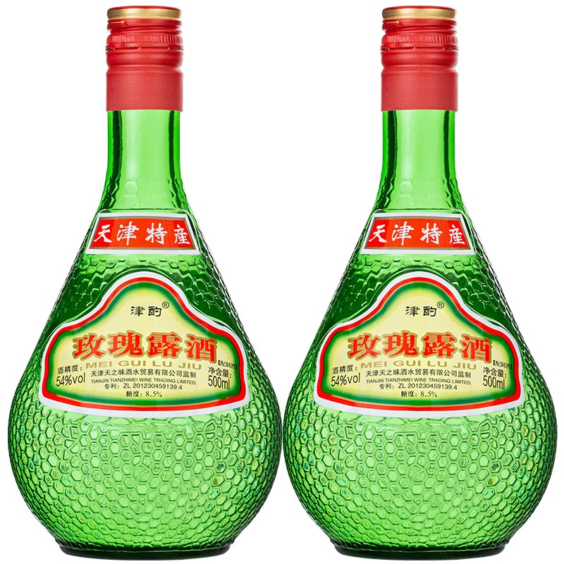 津酌【天津特产】津酌玫瑰露酒500ml 54度烹饪腊味海鲜叉烧腊肠调味料