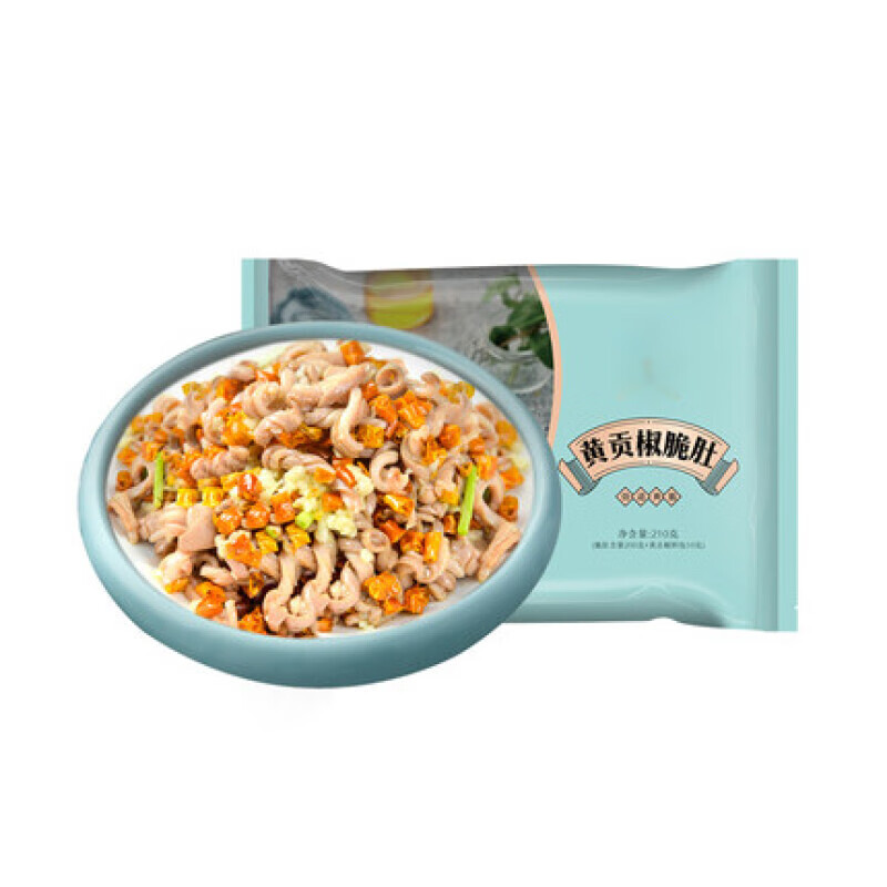 梦信黄贡椒脆肚衡东土菜酒店特色食材半成品 香辣 210g*2