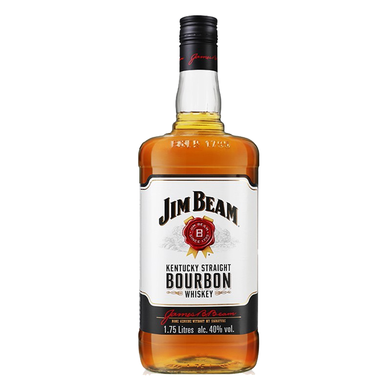 三得利金宾美国进口洋酒 Jim Beam 金宾 白占边波本威士忌 节日送礼 威士忌1750ml