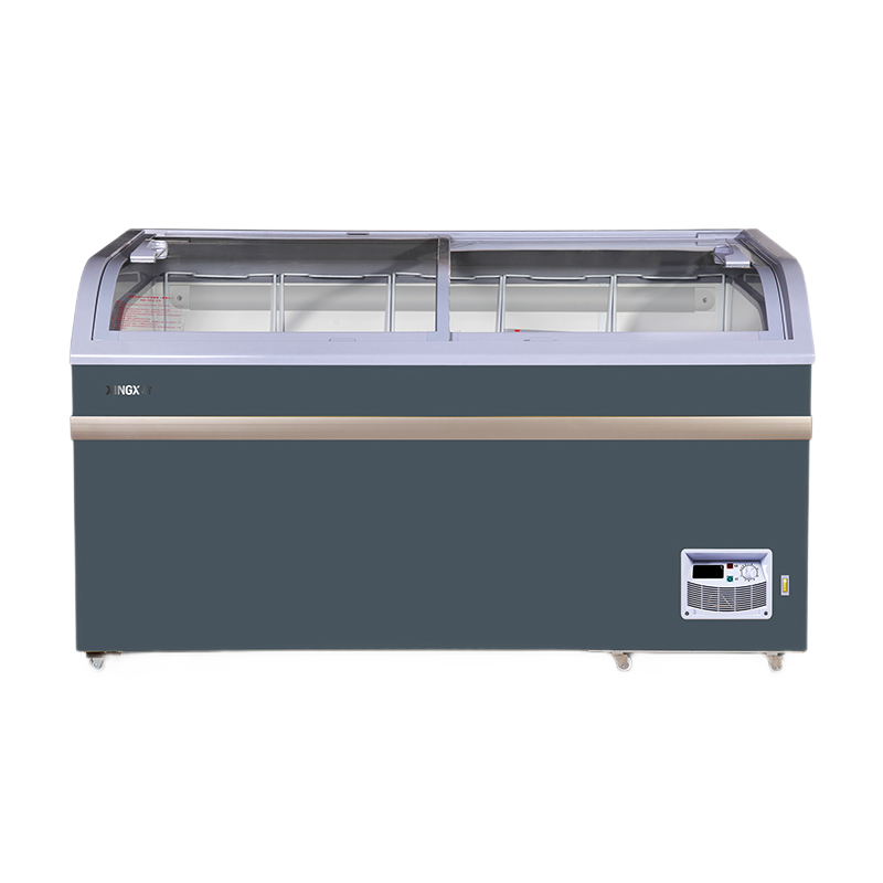 星星（XINGX）500升冷藏冷冻卧式展示柜冰柜 商用圆弧冷柜 超市冰箱岛柜SD/SC-509BYE