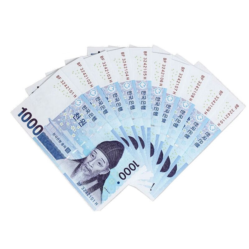 【捌零零壹】亚洲-全新 unc 韩国韩元纸币 2006-09年