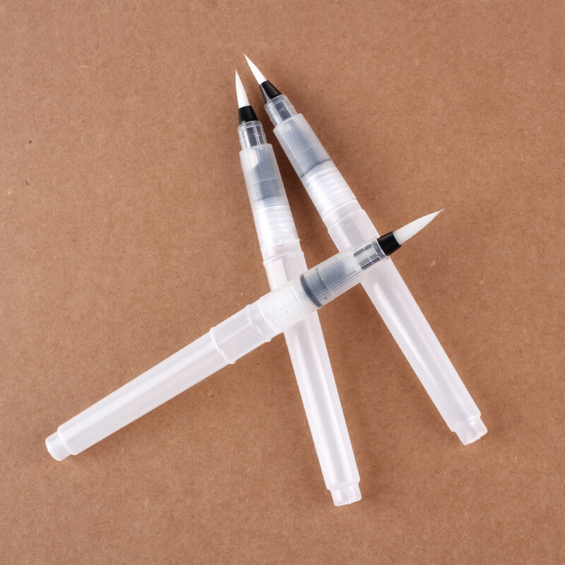 a文具批发】固体水彩自来水笔 水粉颜料画笔 水溶彩铅 水彩画笔 储水