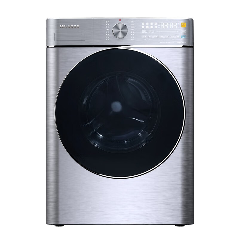 美菱(MELING)10公斤超薄变频滚筒洗衣机 超大筒径一键智洗除螨洗 MG100-14686BLS
