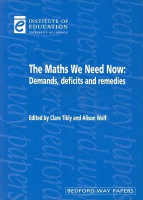 预订 the maths we need now: demands, deficits and re